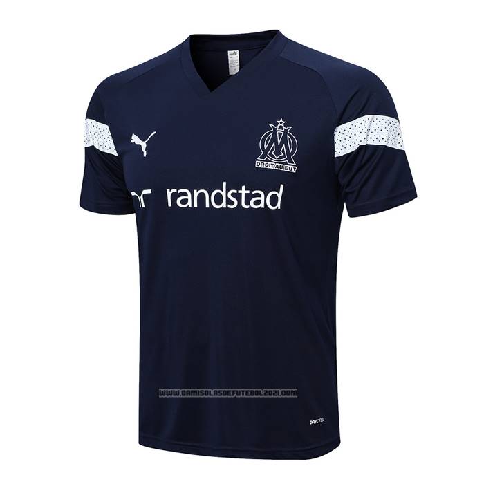 Camisola de Treinamento Olympique Marsella 2022-2023 Azul